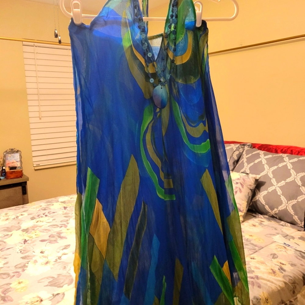 Summer halter tunic.